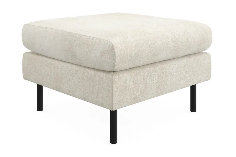 Menard Compact Fotpall 68 cm - Vit - Möbler - Fåtölj & stolar - Pall & puff - Fotpallar