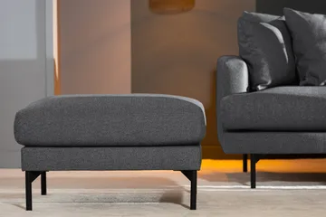 Menard Fotpall - Mörkgrå - Möbler - Fåtölj & stolar - Pall & puff - Fotpallar