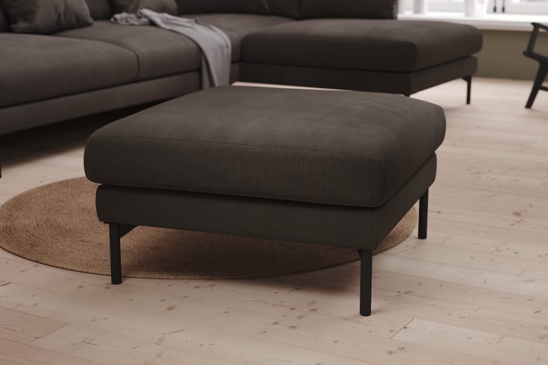 Menard Fotpall - Mörkgrå - Möbler - Fåtölj & stolar - Pall & puff - Fotpallar