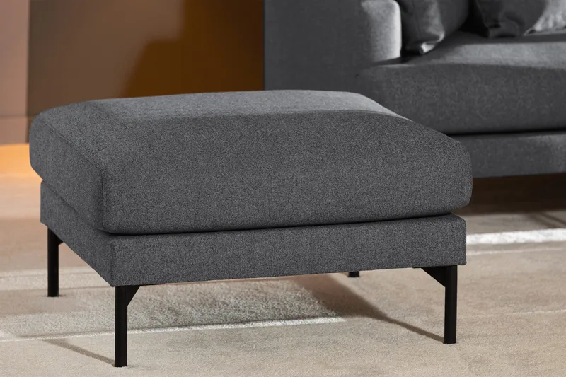 Menard Fotpall - Mörkgrå - Möbler - Fåtölj & stolar - Pall & puff - Fotpallar
