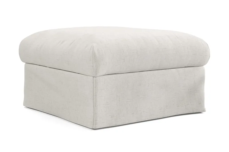 Menard Fotpall Tvättbar & avtagbar klädsel - Beige - Möbler - Fåtölj & stolar - Pall & puff - Fotpallar