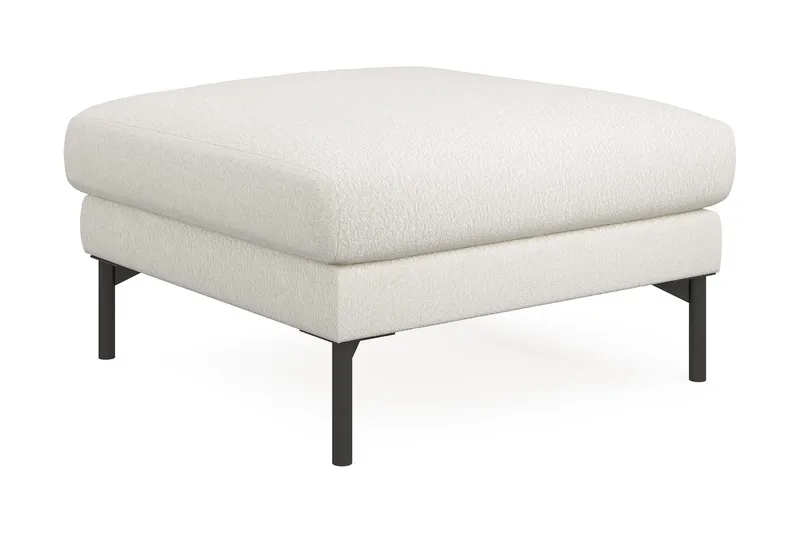 Menard Fotpall - Vit Bouclé - Möbler - Fåtölj & stolar - Pall & puff - Fotpallar