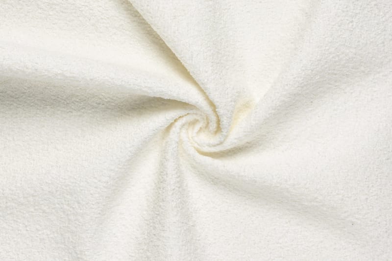 Menard Fotpall - Vit Bouclé - Möbler - Fåtölj & stolar - Pall & puff - Fotpallar