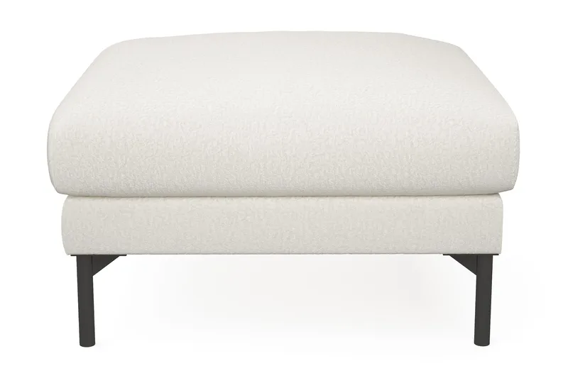 Menard Fotpall - Vit Bouclé - Möbler - Fåtölj & stolar - Pall & puff - Fotpallar