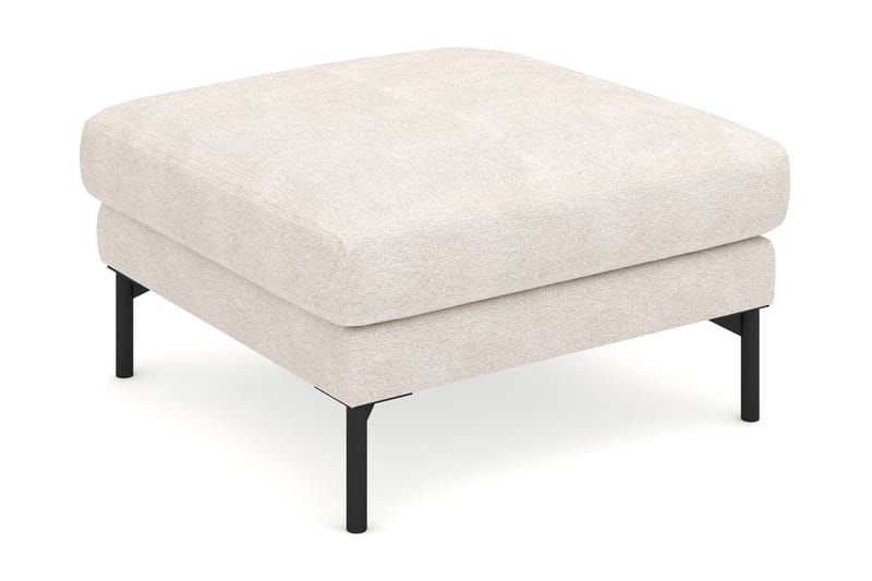 Fotpall Menard i Tyg - Beige - Möbler - Fåtölj & stolar - Pall & puff - Fotpallar