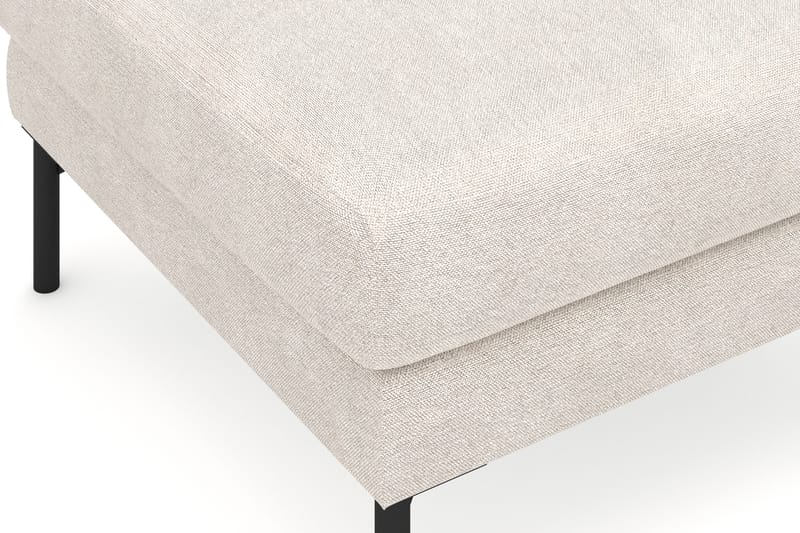 Fotpall Menard i Tyg - Beige - Möbler - Fåtölj & stolar - Pall & puff - Fotpallar