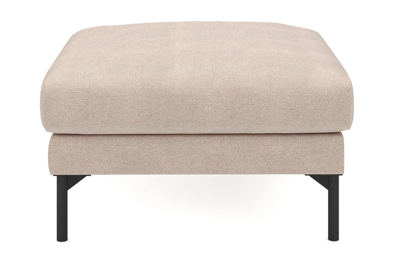 Fotpall Menard i Tyg - Beige - Möbler - Fåtölj & stolar - Pall & puff - Fotpallar