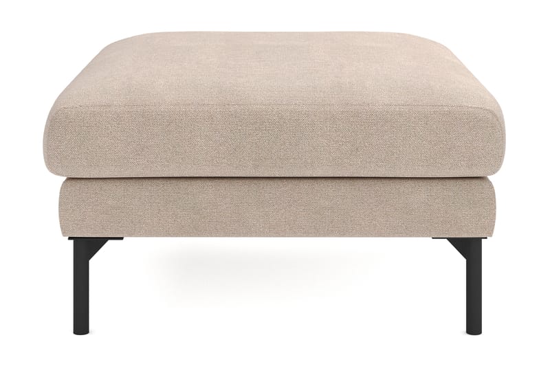 Fotpall Menard i Tyg - Beige - Möbler - Fåtölj & stolar - Pall & puff - Fotpallar