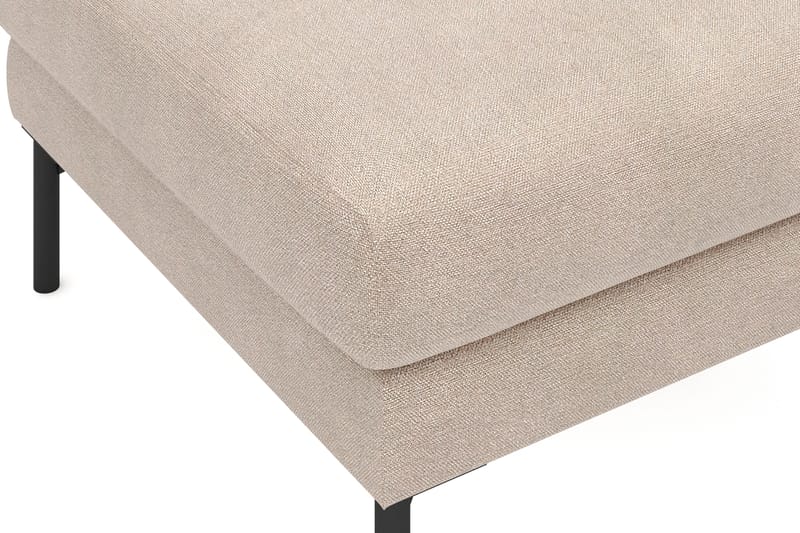 Fotpall Menard i Tyg - Beige - Möbler - Fåtölj & stolar - Pall & puff - Fotpallar