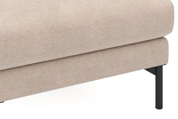 Fotpall Menard i Tyg - Beige - Möbler - Fåtölj & stolar - Pall & puff - Fotpallar