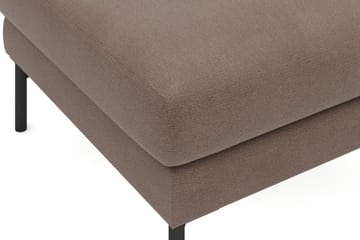 Fotpall Menard i Tyg - Brun - Möbler - Fåtölj & stolar - Pall & puff - Fotpallar