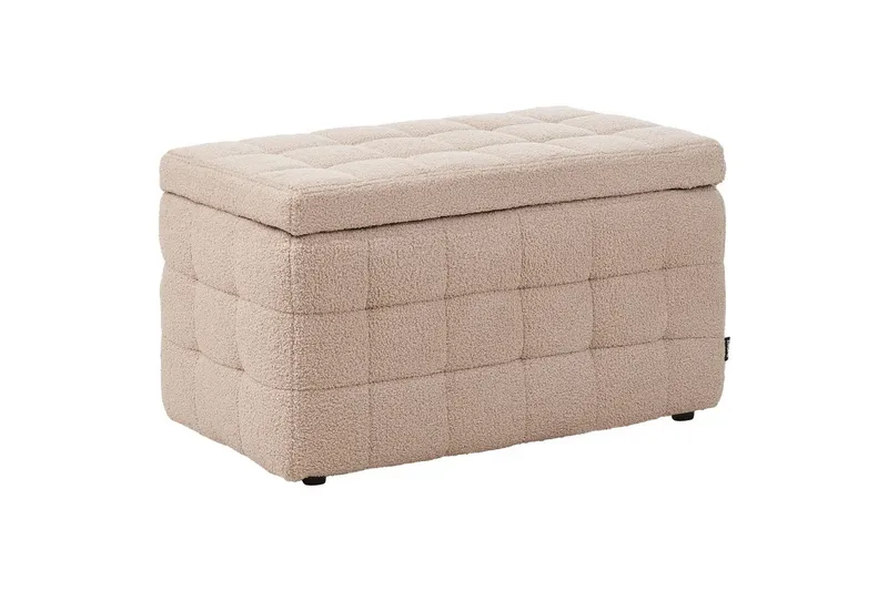 Fotpall Michigan Beige - Beige - Möbler - Fåtölj & stolar - Pall & puff - Fotpallar