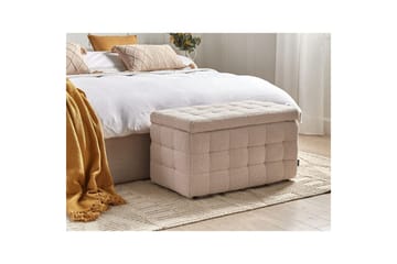 Fotpall Michigan Beige - Beige - Möbler - Fåtölj & stolar - Pall & puff - Fotpallar