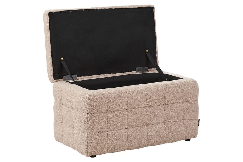 Fotpall Michigan Beige - Beige - Möbler - Fåtölj & stolar - Pall & puff - Fotpallar