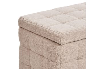 Fotpall Michigan Beige - Beige - Möbler - Fåtölj & stolar - Pall & puff - Fotpallar