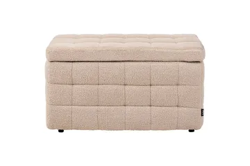 Fotpall Michigan Beige - Beige - Möbler - Fåtölj & stolar - Pall & puff - Fotpallar