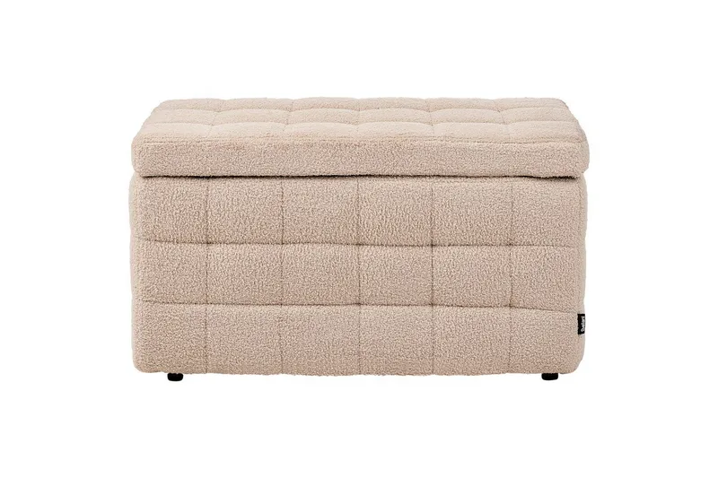 Fotpall Michigan Beige - Beige - Möbler - Fåtölj & stolar - Pall & puff - Fotpallar