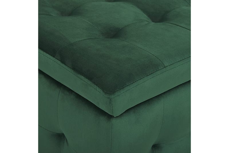 Fotpall Michigan Grön - Grön - Möbler - Fåtölj & stolar - Pall & puff - Fotpallar