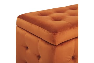 Fotpall Michigan Orange - Orange - Möbler - Fåtölj & stolar - Pall & puff - Fotpallar