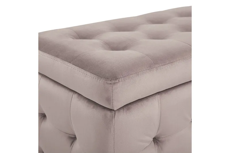 Fotpall Michigan Rosa - Rosa - Möbler - Fåtölj & stolar - Pall & puff - Fotpallar