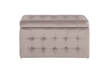 Fotpall Michigan Rosa - Rosa - Möbler - Fåtölj & stolar - Pall & puff - Fotpallar