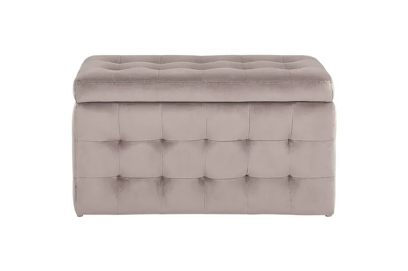 Fotpall Michigan Rosa - Rosa - Möbler - Fåtölj & stolar - Pall & puff - Fotpallar