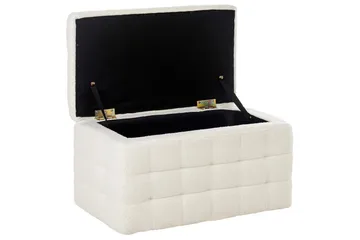 Fotpall Michigan Vit - Vit - Möbler - Fåtölj & stolar - Pall & puff - Fotpallar