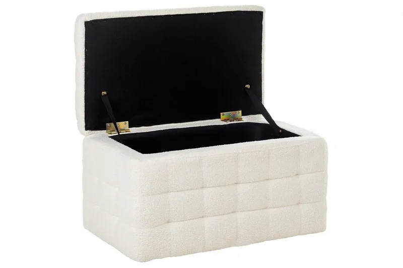 Fotpall Michigan Vit - Vit - Möbler - Fåtölj & stolar - Pall & puff - Fotpallar