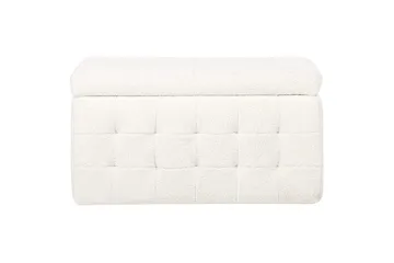 Fotpall Michigan Vit - Vit - Möbler - Fåtölj & stolar - Pall & puff - Fotpallar