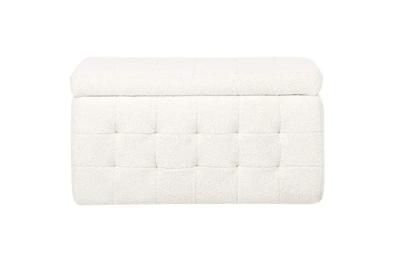 Fotpall Michigan Vit - Vit - Möbler - Fåtölj & stolar - Pall & puff - Fotpallar