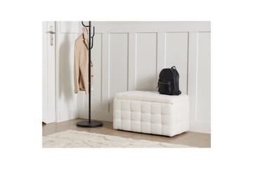 Fotpall Michigan Vit - Vit - Möbler - Fåtölj & stolar - Pall & puff - Fotpallar