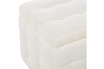 Fotpall Michigan Vit - Vit - Möbler - Fåtölj & stolar - Pall & puff - Fotpallar