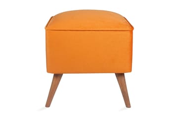 Mostert Fotpall - Orange - Möbler - Fåtölj & stolar - Pall & puff - Fotpallar