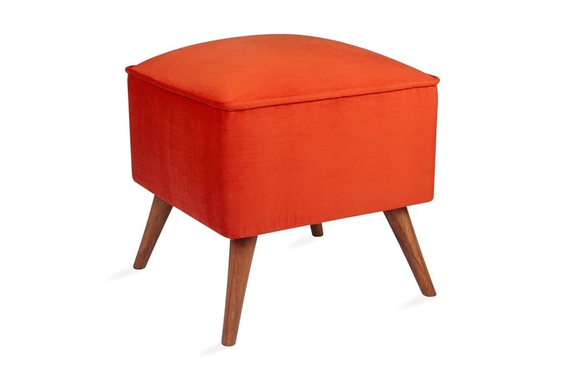 Mostert Fotpall - Röd - Möbler - Fåtölj & stolar - Pall & puff - Fotpallar