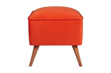 Mostert Fotpall - Röd - Möbler - Fåtölj & stolar - Pall & puff - Fotpallar