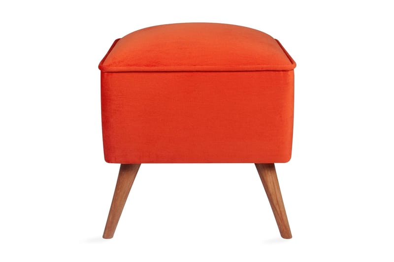 Mostert Fotpall - Röd - Möbler - Fåtölj & stolar - Pall & puff - Fotpallar