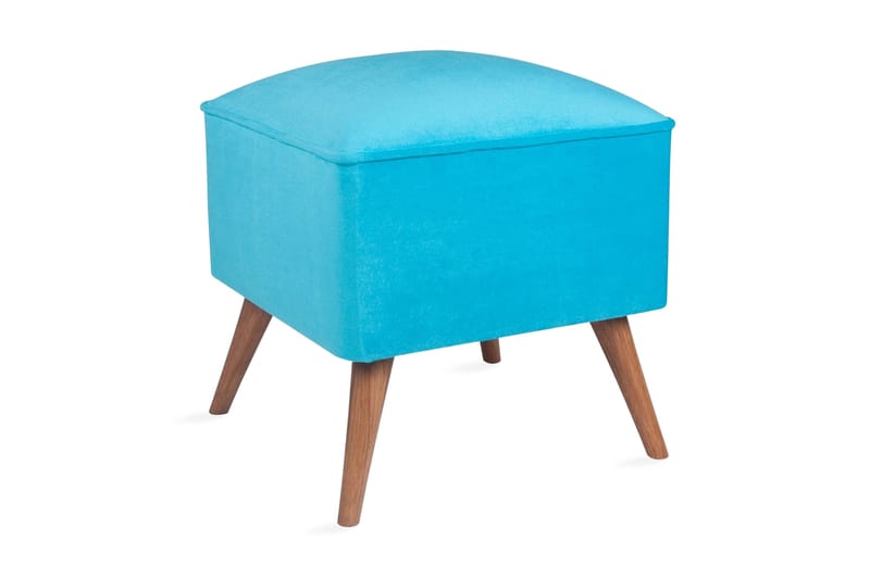 Mostert Fotpall - Turkos - Möbler - Fåtölj & stolar - Pall & puff - Fotpallar