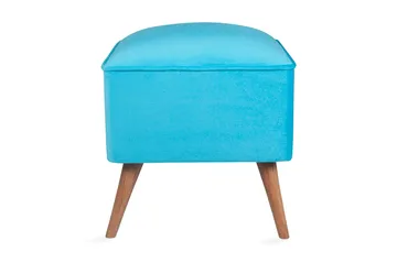 Mostert Fotpall - Turkos - Möbler - Fåtölj & stolar - Pall & puff - Fotpallar