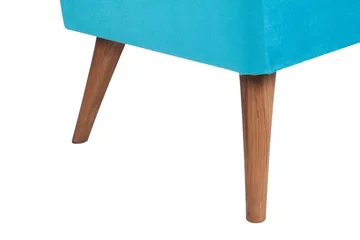 Mostert Fotpall - Turkos - Möbler - Fåtölj & stolar - Pall & puff - Fotpallar