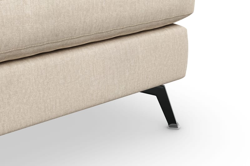 Ocean Lyx Fotpall - Beige/Sammet - Möbler - Fåtölj & stolar - Pall & puff - Fotpallar