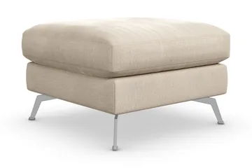 Ocean Lyx Fotpall - Beige/Sammet - Möbler - Fåtölj & stolar - Pall & puff - Fotpallar