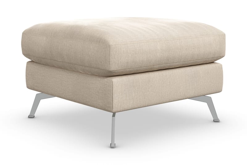 Ocean Lyx Fotpall - Beige/Sammet - Möbler - Fåtölj & stolar - Pall & puff - Fotpallar