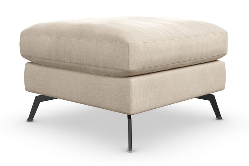 Ocean Lyx Fotpall - Beige/Sammet - Möbler - Fåtölj & stolar - Pall & puff - Fotpallar