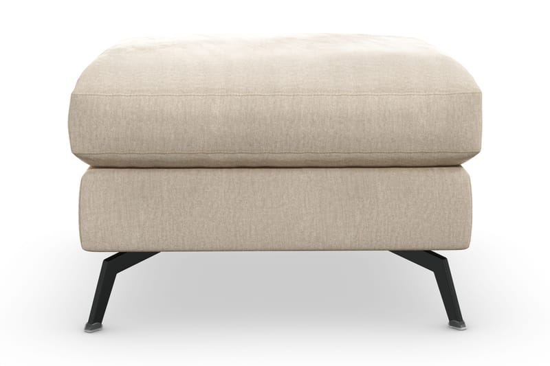 Ocean Lyx Fotpall - Beige/Sammet - Möbler - Fåtölj & stolar - Pall & puff - Fotpallar