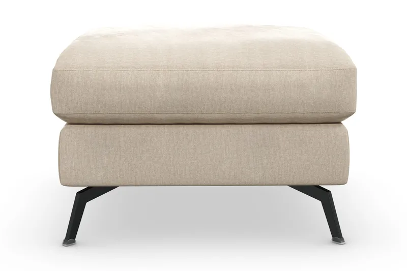Ocean Lyx Fotpall - Beige/Sammet - Möbler - Fåtölj & stolar - Pall & puff - Fotpallar