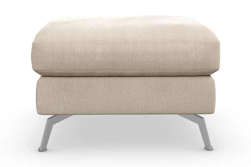 Ocean Lyx Fotpall - Beige/Sammet - Möbler - Fåtölj & stolar - Pall & puff - Fotpallar