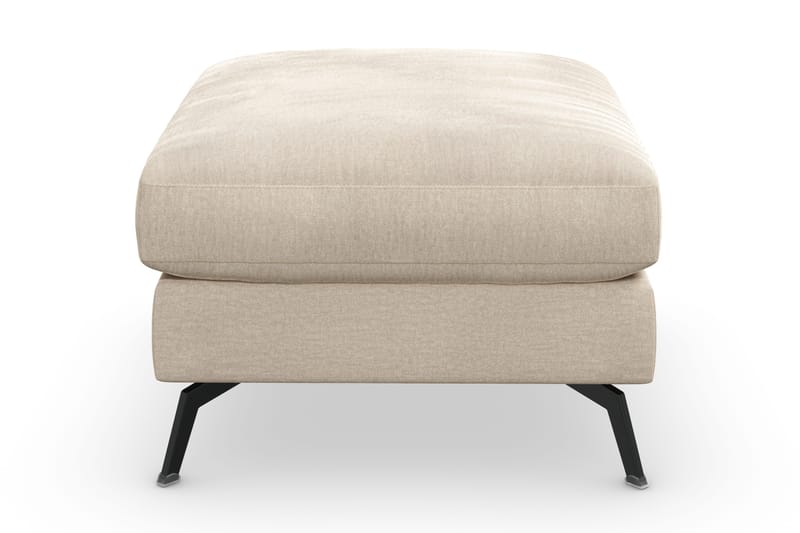 Ocean Lyx Fotpall - Beige/Sammet - Möbler - Fåtölj & stolar - Pall & puff - Fotpallar