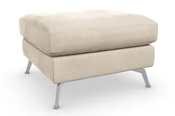 Ocean Lyx Fotpall - Beige/Sammet - Möbler - Fåtölj & stolar - Pall & puff - Fotpallar