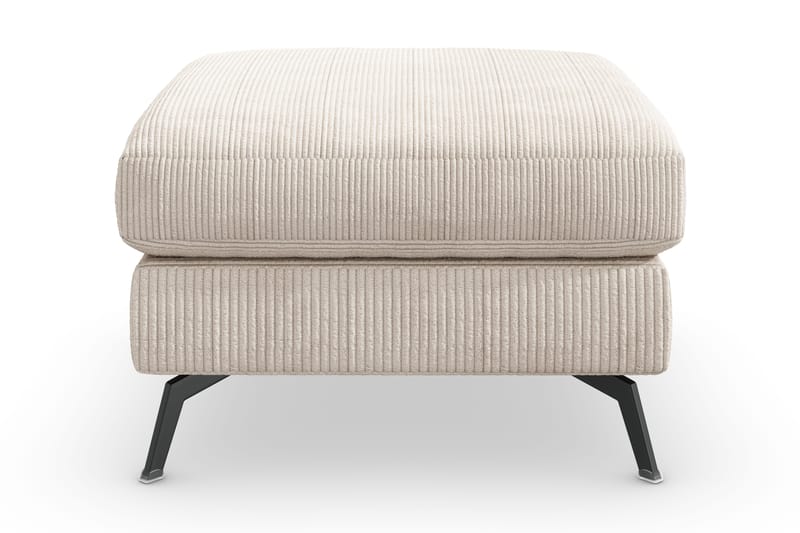 Ocean Lyx Fotpall - Beige/Svart - Möbler - Fåtölj & stolar - Pall & puff - Fotpallar