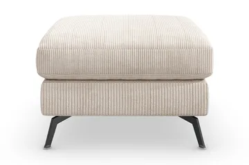 Ocean Lyx Fotpall - Beige/Svart - Möbler - Fåtölj & stolar - Pall & puff - Fotpallar